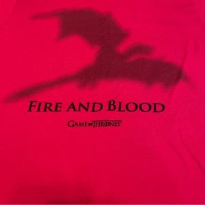 GOT Fire And Blood T Shirt Womens Medium Ommegang
